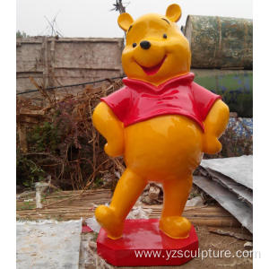 Garden Decoration Fiberglass Life Size Winnie Statue